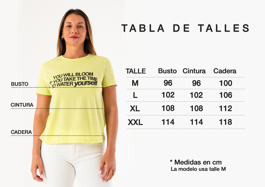 Remeras xl online mujer