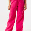 Pantalón Straight Parachute - m - fucsia