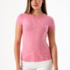 Remera Rayada Celine - m - fucsia