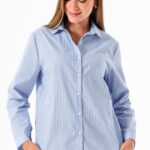 Camisa Classical Stripes Sienna - xxl - rayado-fino-celeste