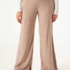 Pantalón con tajo y recortes Munich - m - beige
