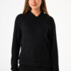Buzo Ranglan Combinado Dakota - m - negro