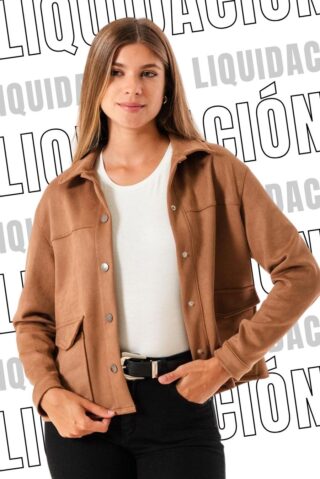 Chaqueta Suede c/ bolsillos West