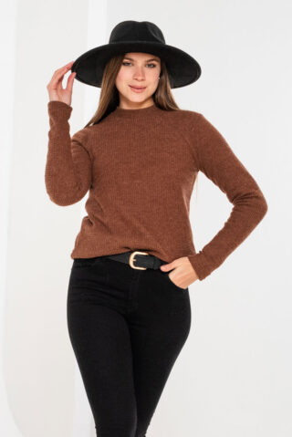 Sweater Ranglan Cuello alto Alessia