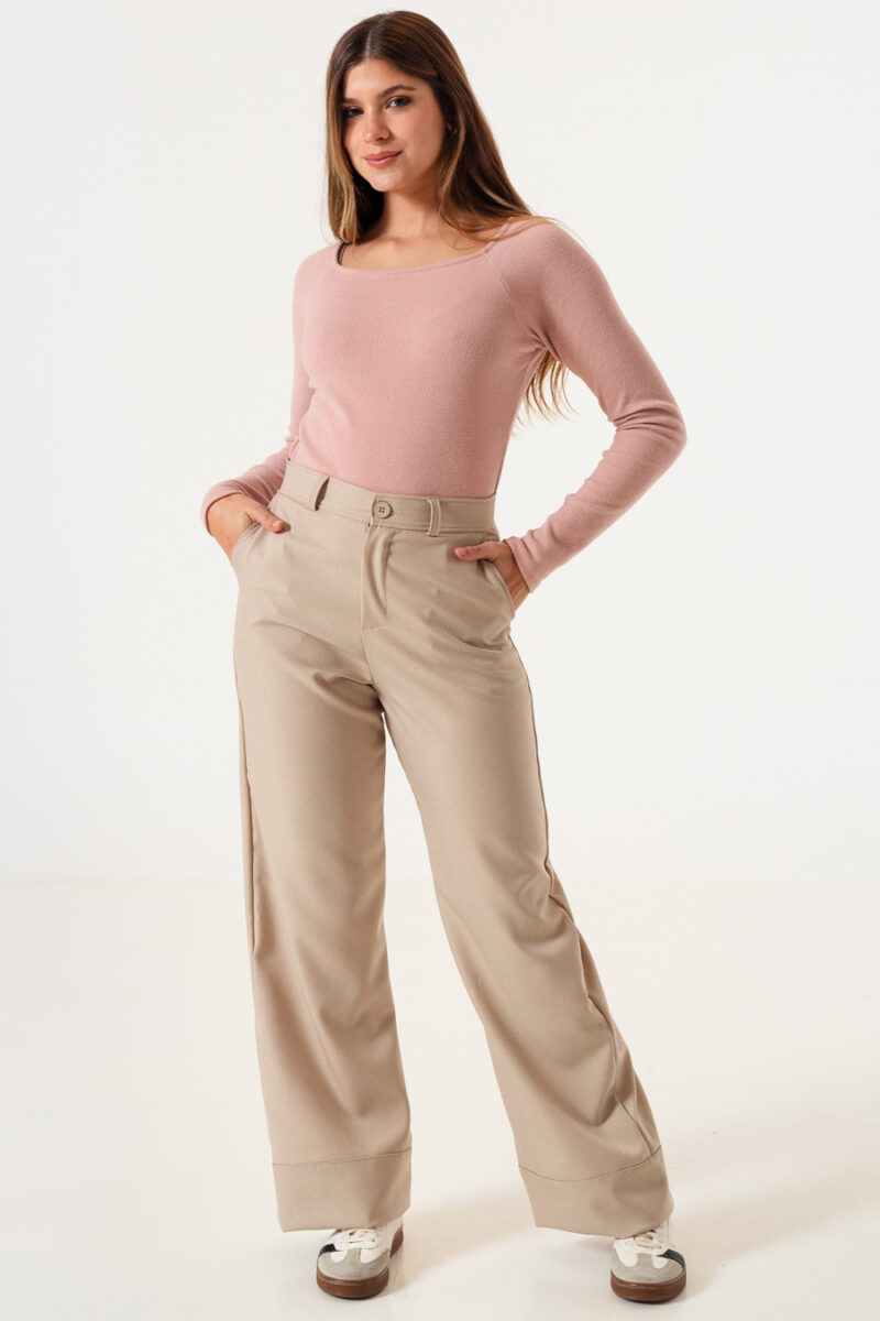 Pantalón Sastrero con recorte Wool