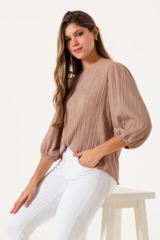 Blusa Coperni con lazo en espalda