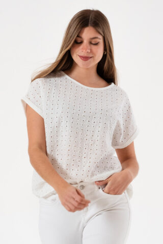 Blusa bordada combinada Lula