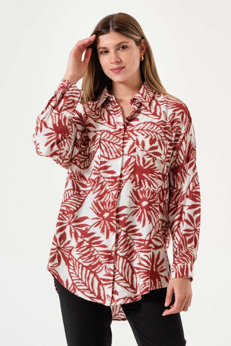 Maxi Camisa Estampada