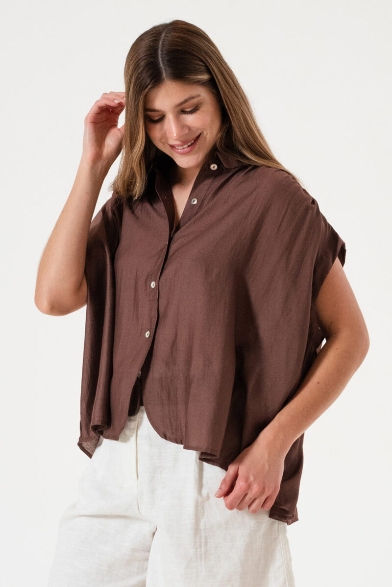 Camisa Dolman Frunces Night