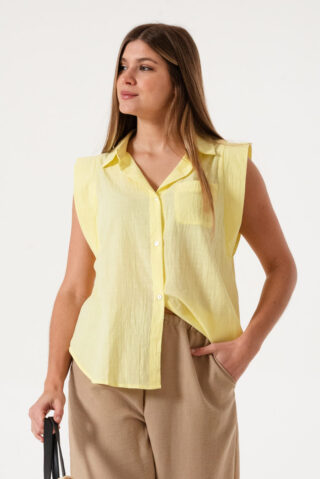Camisa sin mangas Boxy