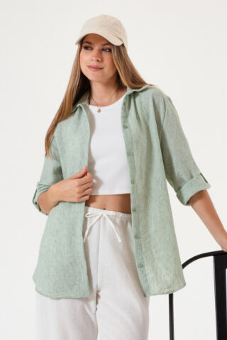 Camisa larga con trabas Mykonos