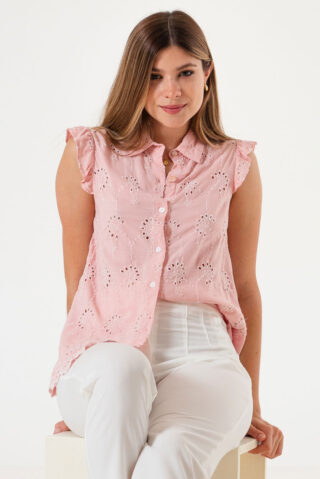 Blusa Broderie Guardas