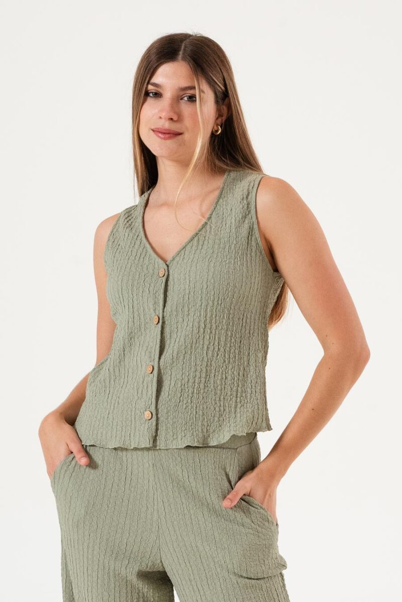 Chaleco Texturado Piaget