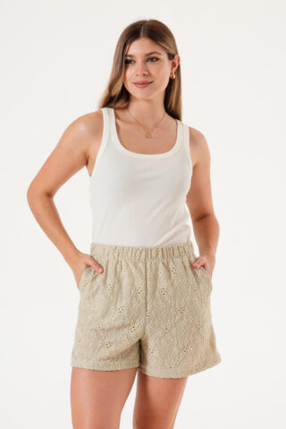 Short Broderie Floral