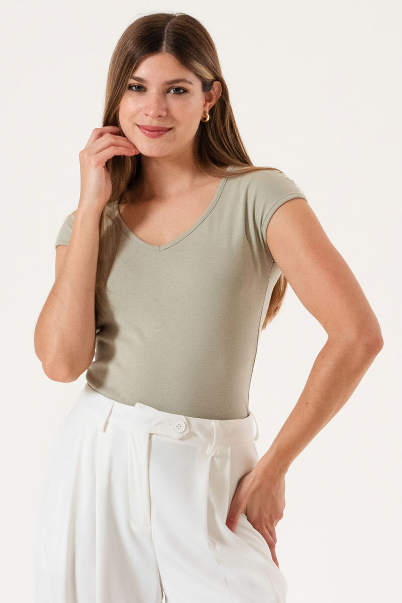 Remera V Cotton Louise