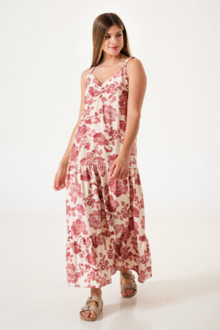 Vestido Largo Print Boho Blossom