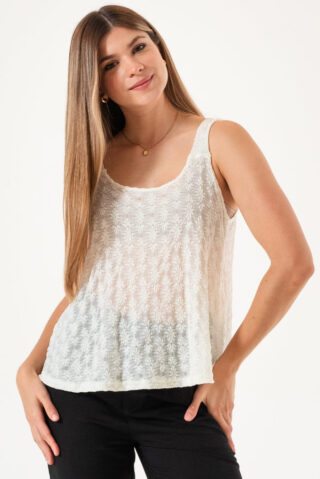 Musculosa Paris Lace