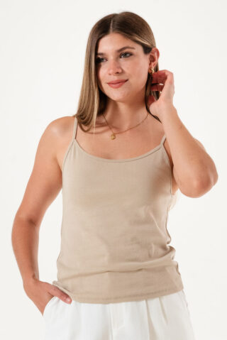 Musculosa Bretel fino Cotton