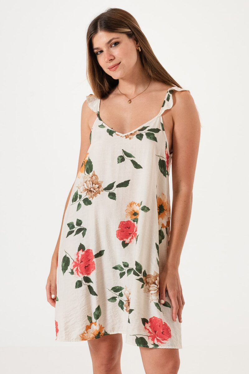 Vestido Bretel Volados Magnolia