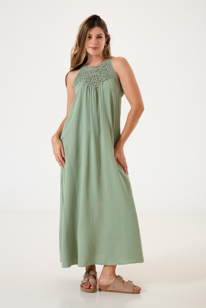 Vestido con aplique Aruba