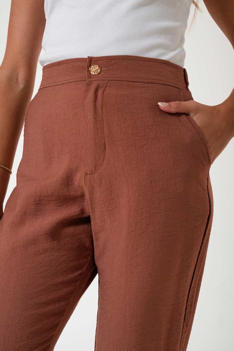 Alternative view of Pantalón Cigarrette Golden