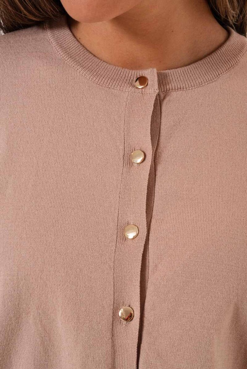 Alternative view of Cardigan Botón Gold Quinn