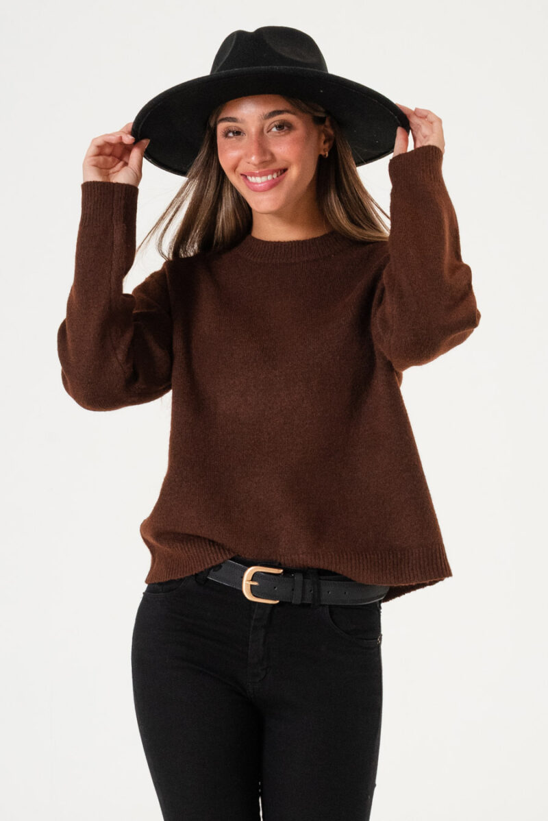 Sweater Cozy Round Neck