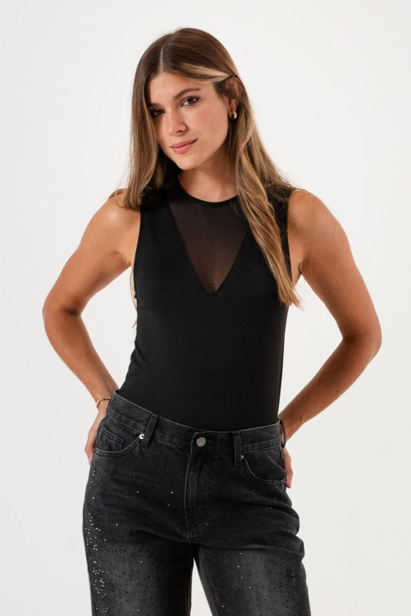 Musculosa V Tul Alexa
