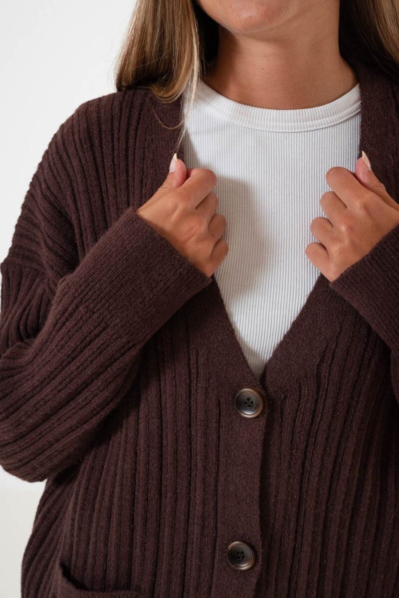 Alternative view of Cardigan Texturado Alba