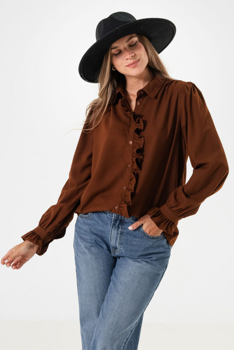 Camisa Volados Victorian