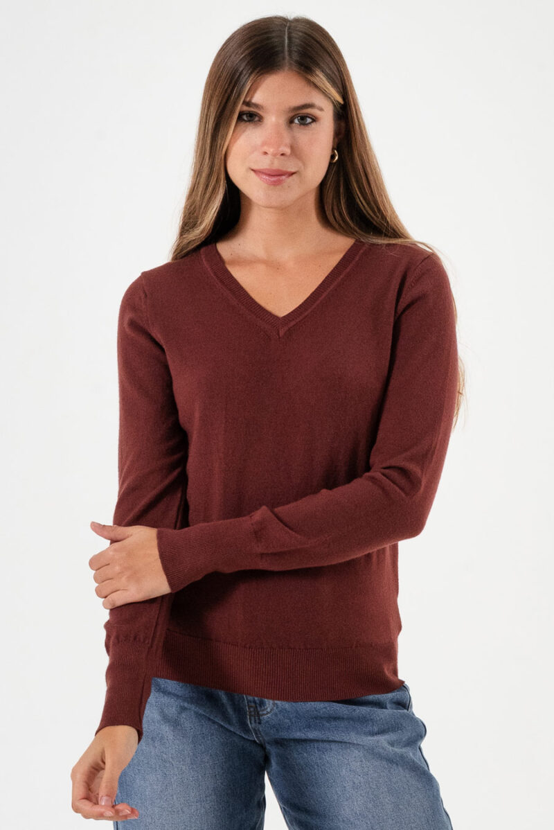 Sweater V Basic Daily Knit