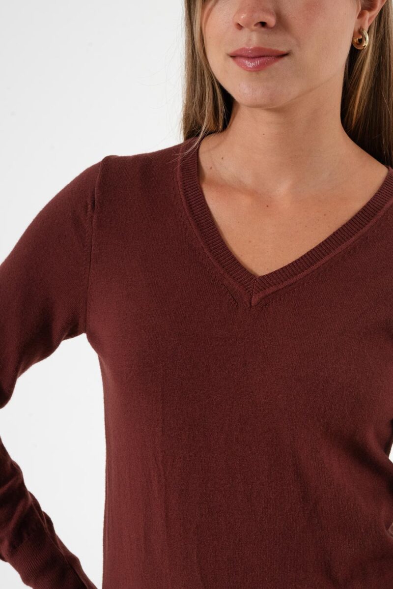 Alternative view of Sweater V Basic Daily Knit