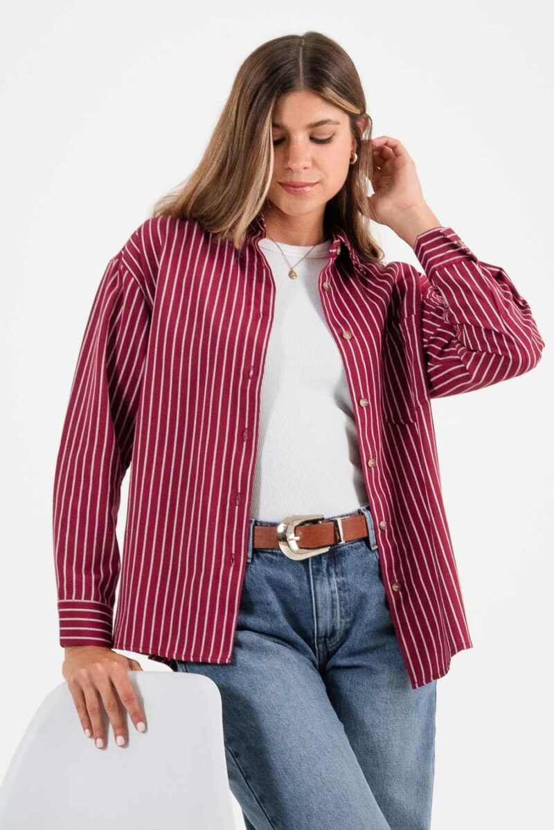 Camisa Rayada Office