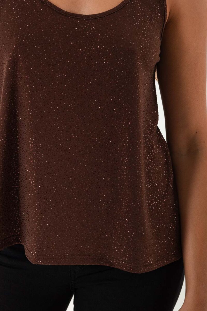 Alternative view of Musculosa Glitter Glow Estefi