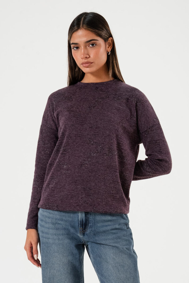 Sweater con Lurex Mugler