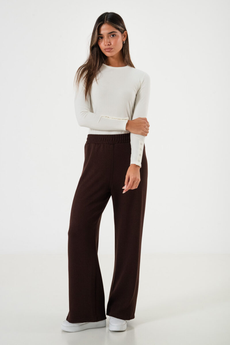 Pantalón Wide con recortes Perugia