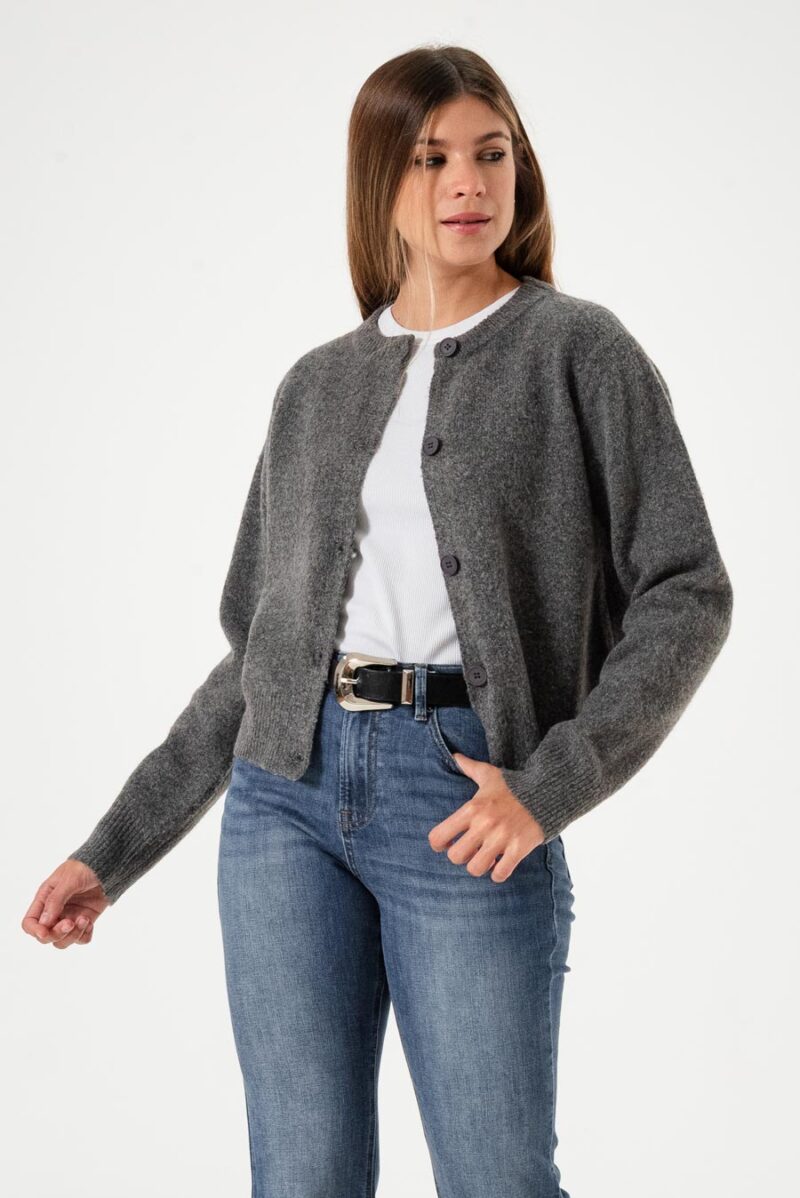 Cardigan Cozy Round Neck
