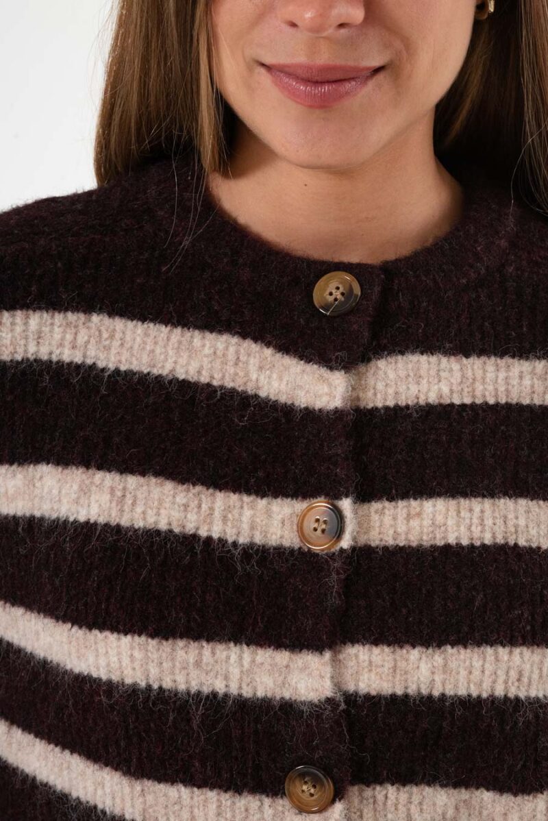 Alternative view of Cardigan Rayado Wool