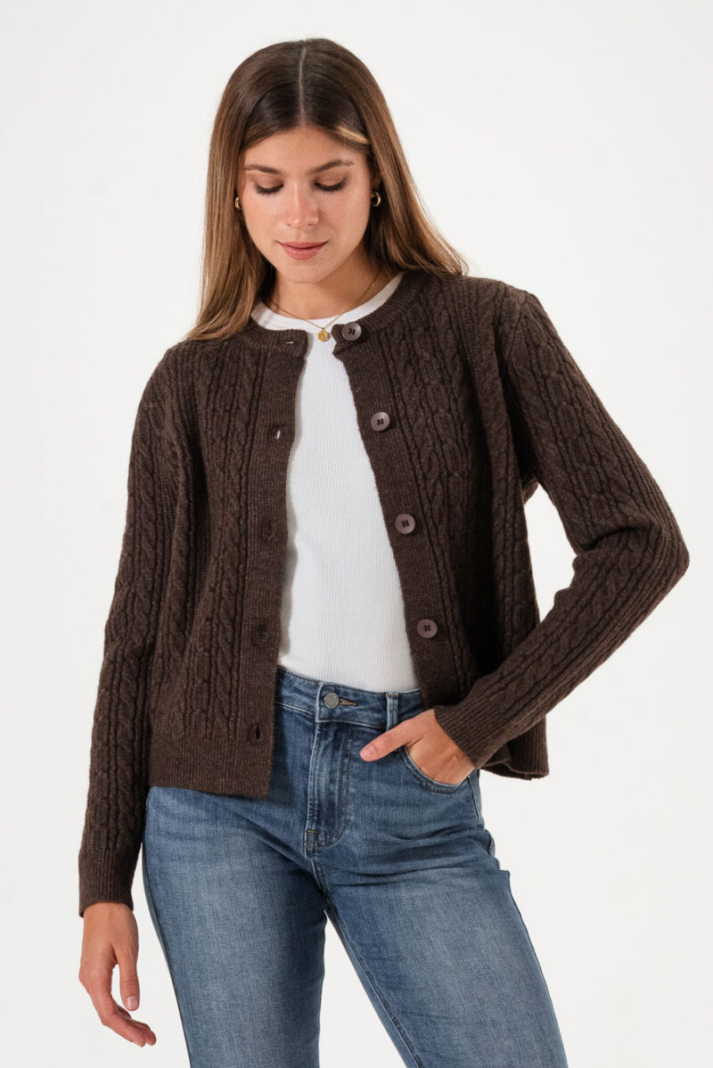Cardigan trenzado Twiggy