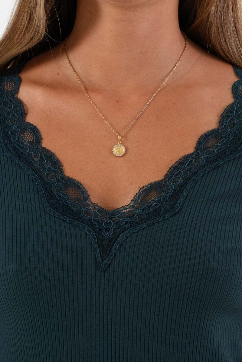 Alternative view of Remera V puntilla Eleonor
