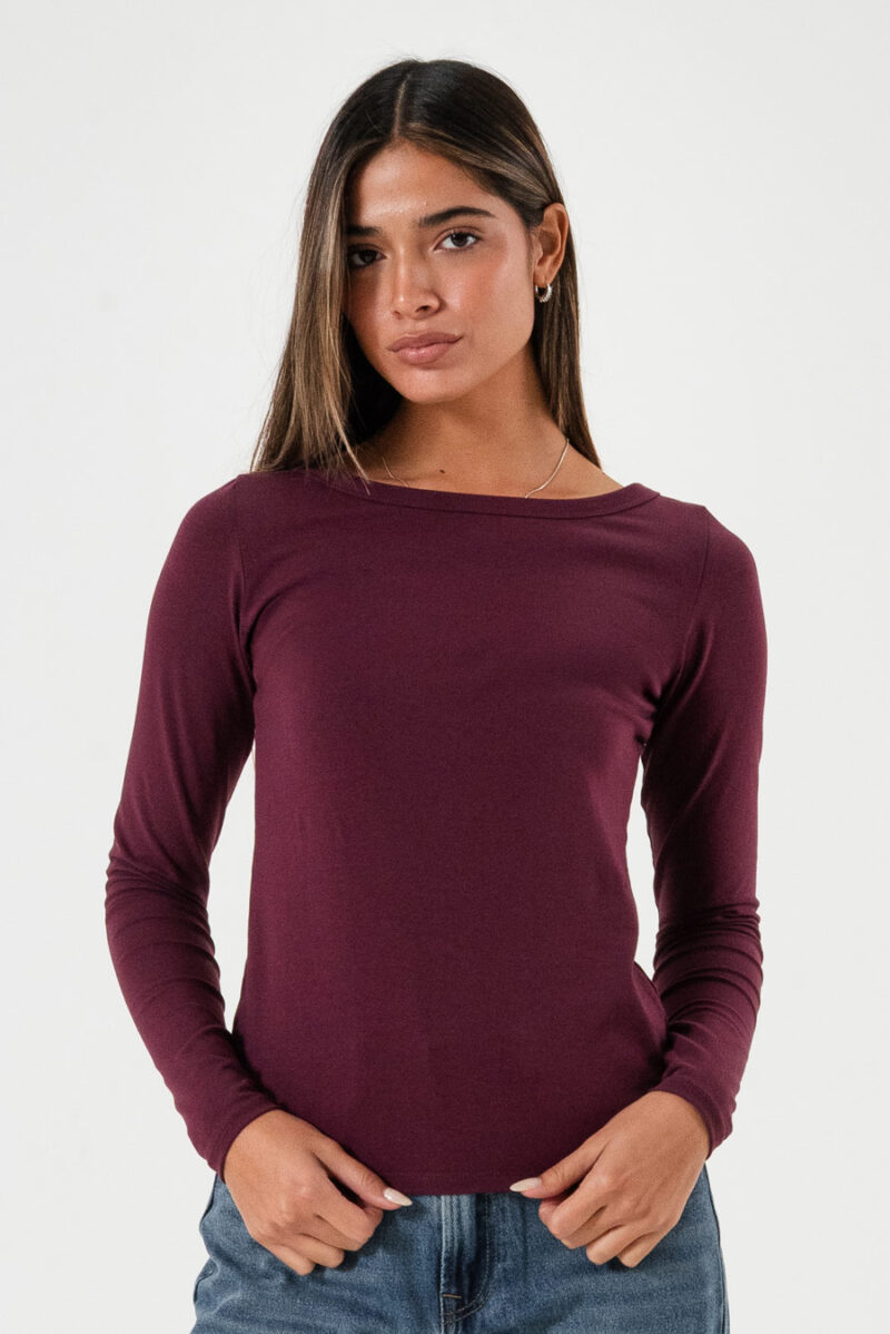 Remera Classic Cotton Manga larga