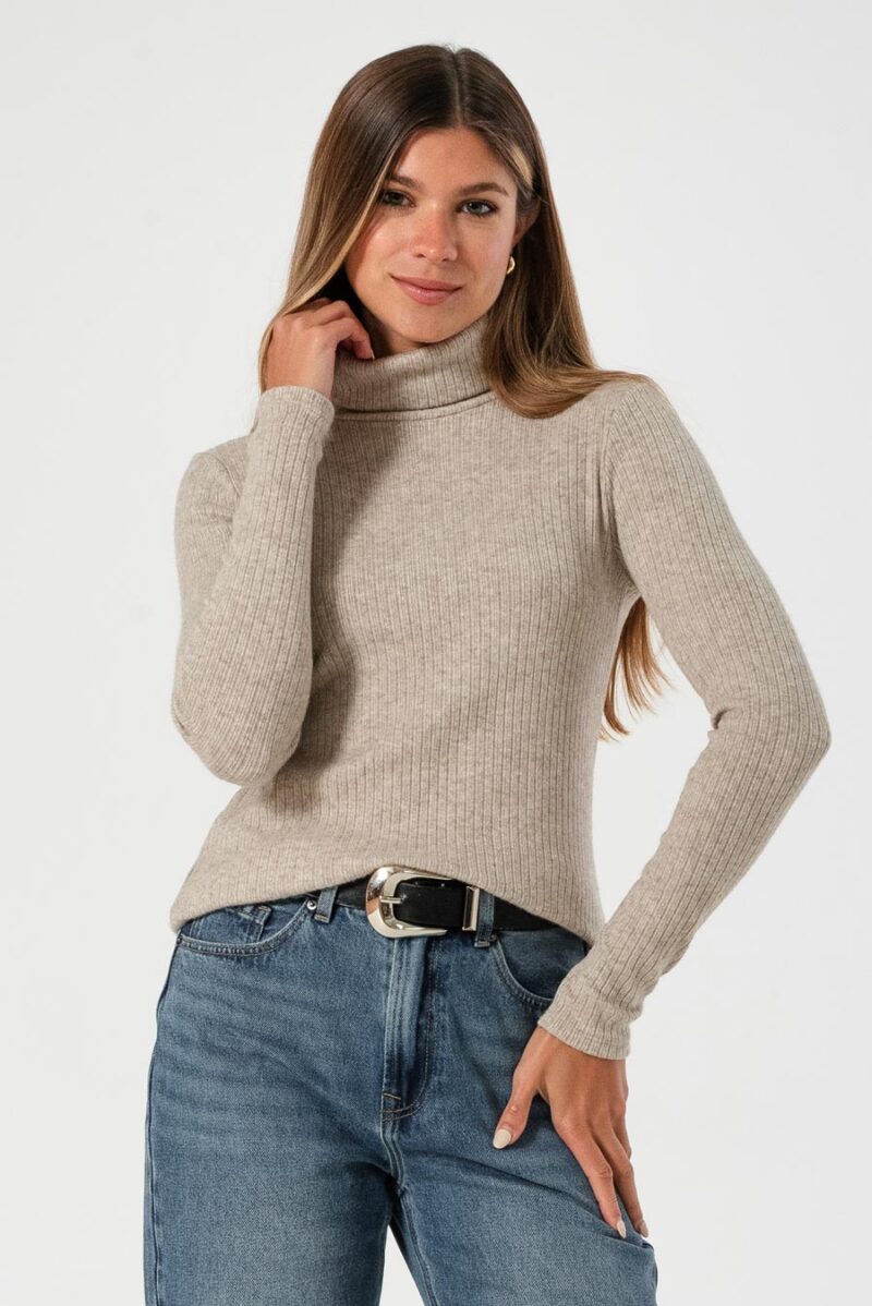 Polera Lanilla Trenzada Ericeira