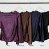 Remera Bote c/frunces Electric night - m - wine