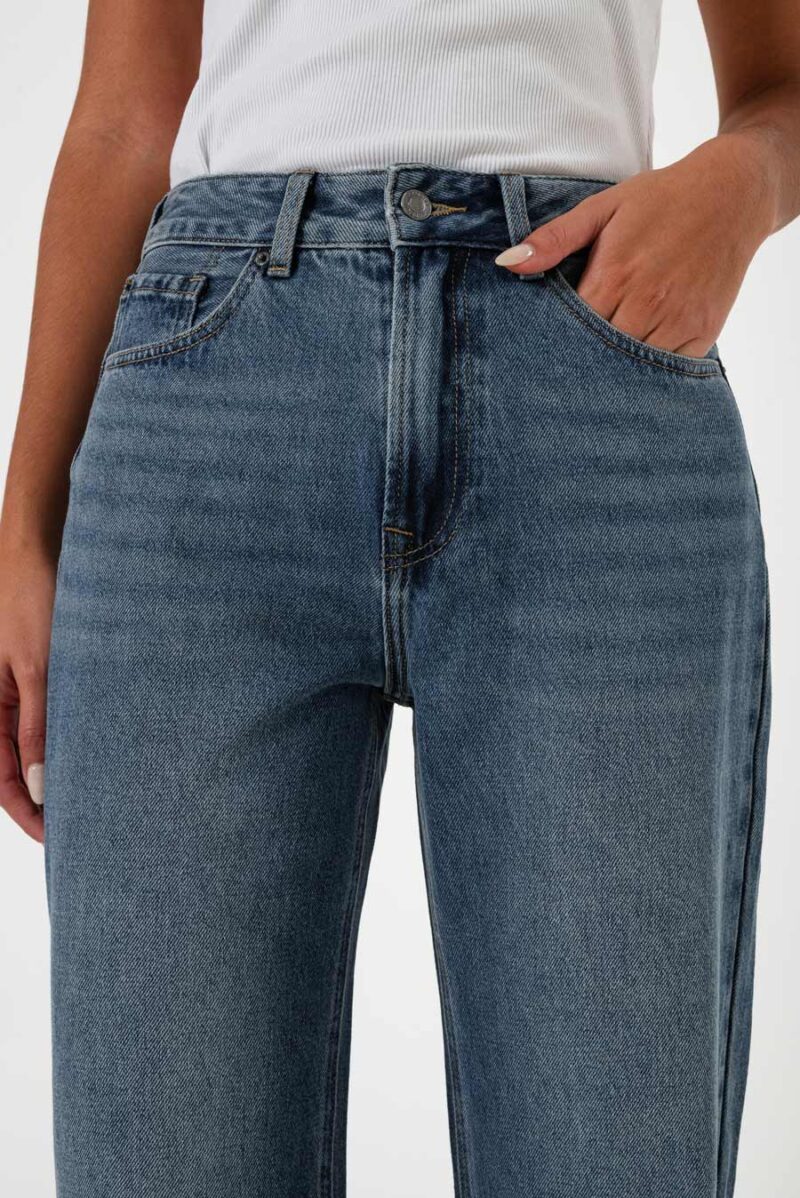 Alternative view of Straight Wide Barcelona Denim